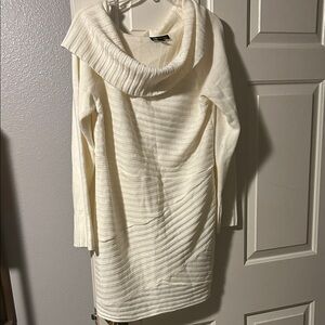 I.N. Studio Cream Cowl Neck Sweater